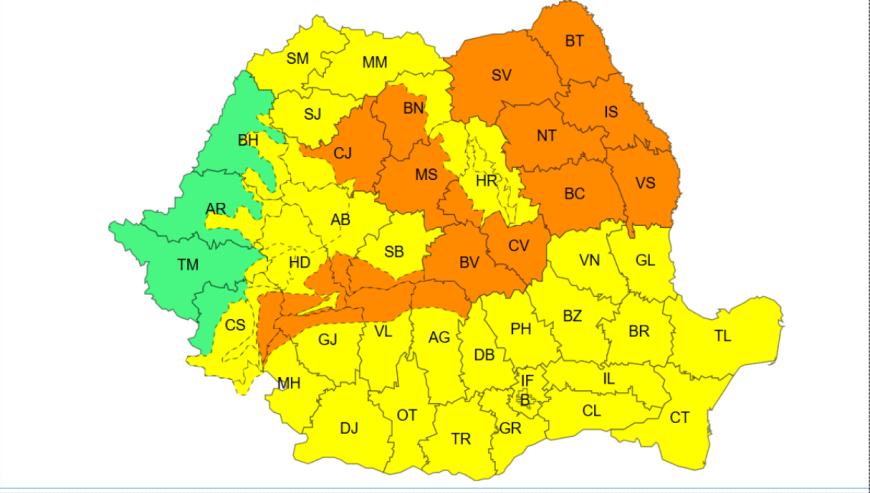 ANM, prognoză actualizată pentru Bucureşti. Ceaţă şi vânt puternic