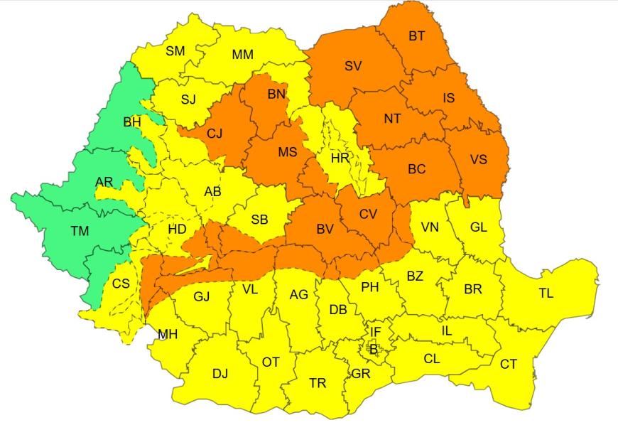 Gerul Bobotezei lovește România: Temperaturi de până la -18°C la început de 2026. Cum va fi vremea de Revelion