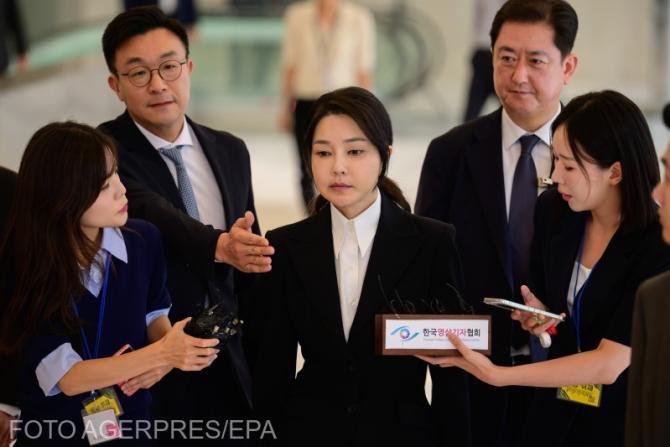 Fosta primă doamnă a Coreei de Sud, Kim Keon Hee. Sursa foto: Agerpres