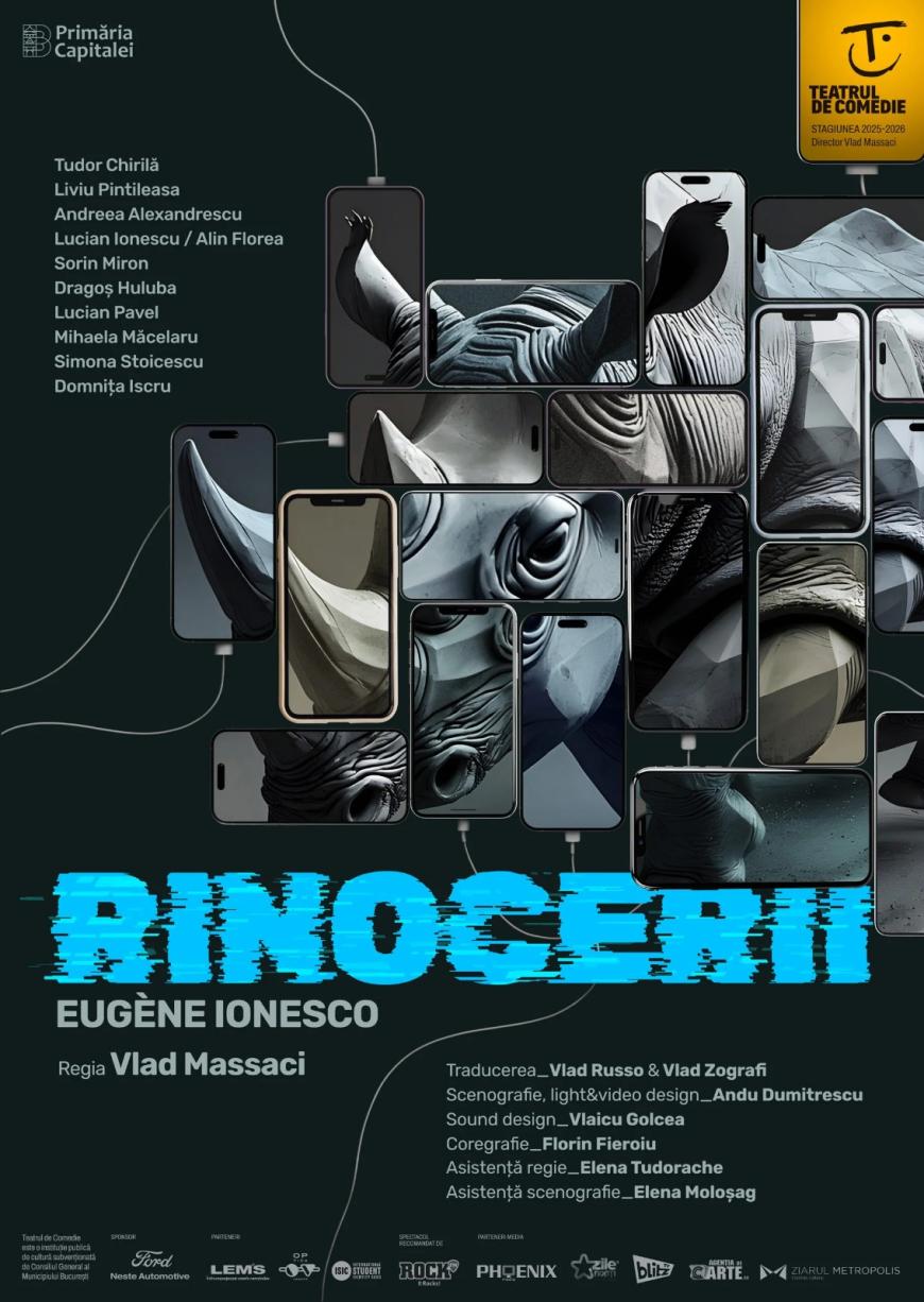 „Rinocerii” de Eugène Ionesco, subiectul săptămânii la Cultura pentru toți 