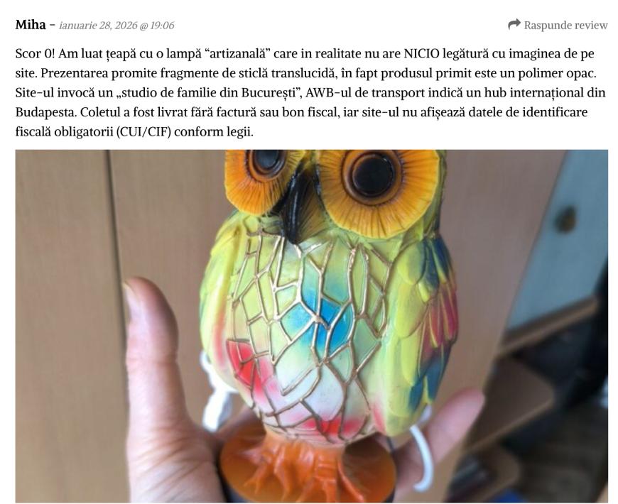 Țeapă cu veioze produse de o familie generată de... AI! 