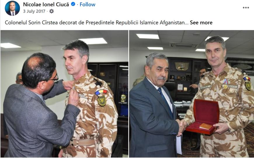 FOTO Cine este generalul Sorin Cîrstea, numit consilier de stat de Nicușor Dan