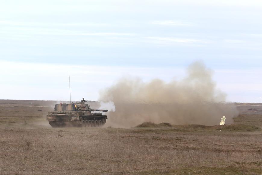 Instruire în comun româno-americană în poligonul Smârdan