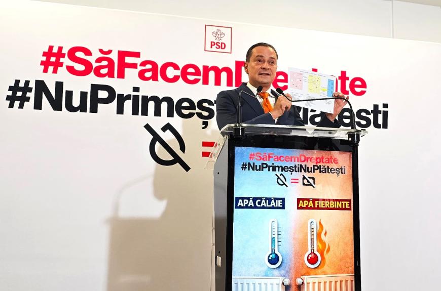 Să facem dreptate! NU primești, NU plătești! Primarul Daniel Băluță duce subiectul termiei din București în Consiliul General