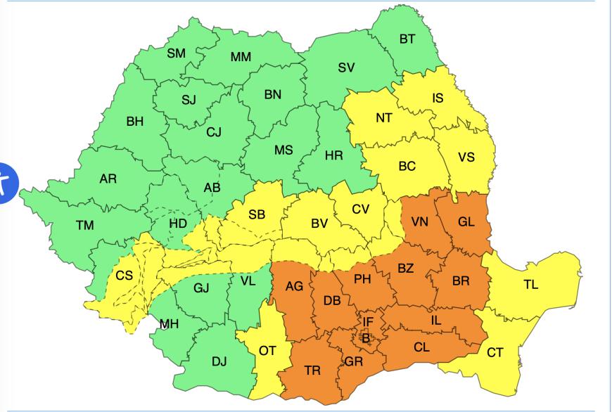 Se strică vremea în toată țara. Alerte de viscol. Ultimele informații de la ANM