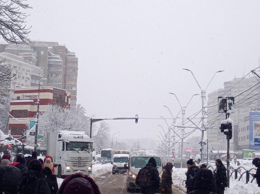 zapada bucuresti, trafic blocat