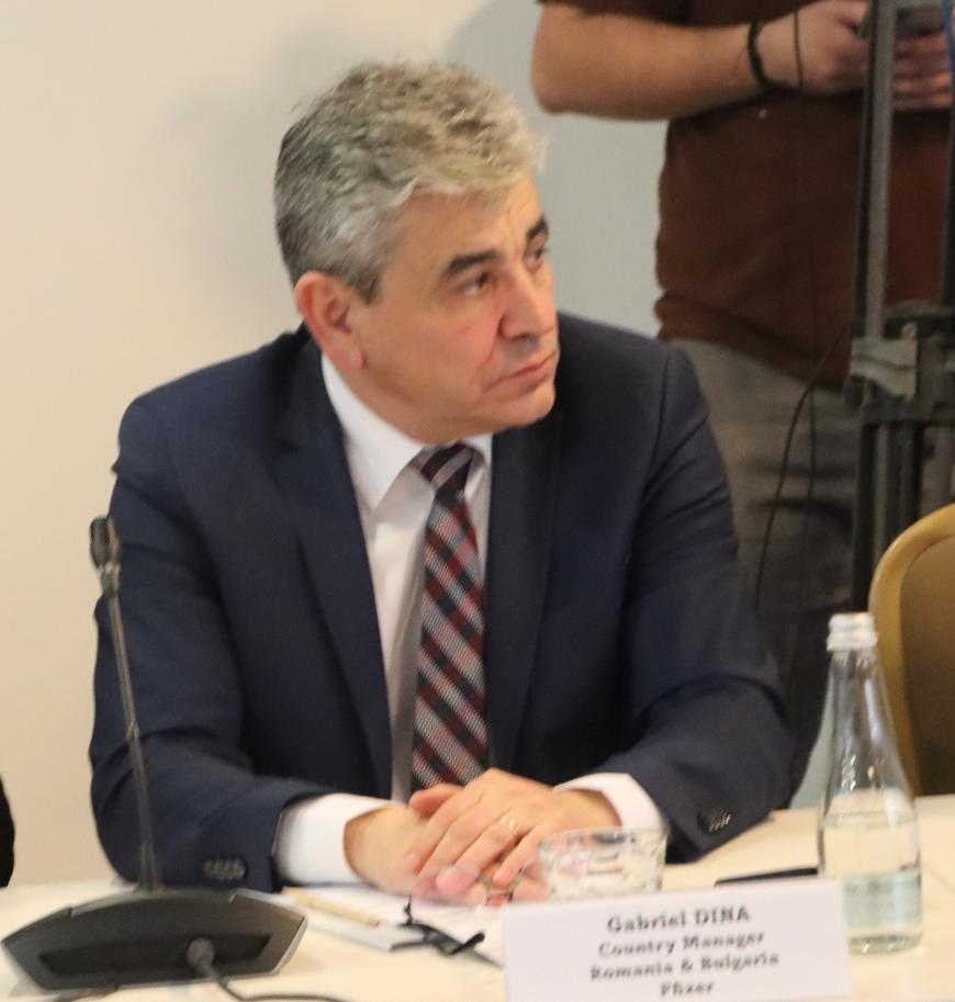 Gabriel Dina, Country Manager Romania & Bulgaria, Pfizer