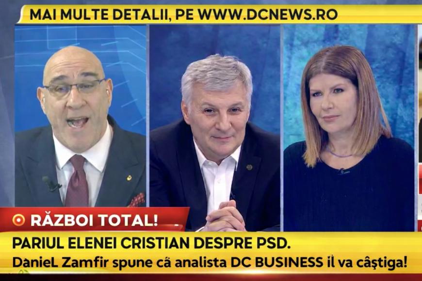 Elena Cristian și Daniel Zamfir, pariu