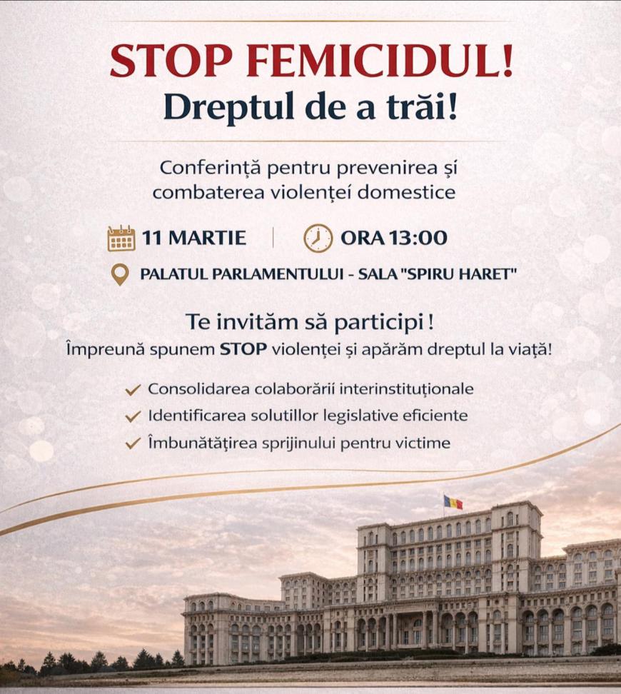 Stop femicidului! Dreptul de a trăi nu este negociabil. Eveniment al asociației D.A.R.