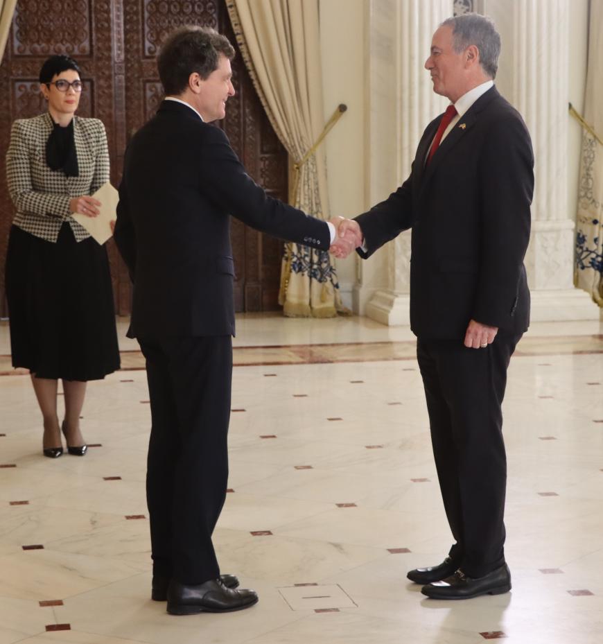 Nicusor Dan și Darryi Nirenberg; Sursa foto: Crișan Andreescu