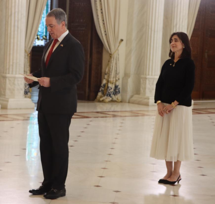 Nicusor Dan și Darryi Nirenberg; Sursa foto: Crișan Andreescu