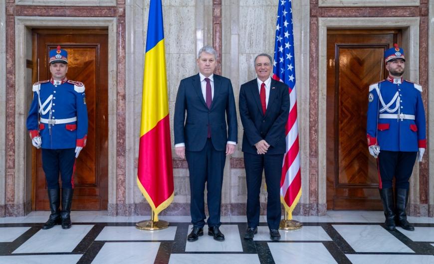Cătălin Predoiu s-a întâlnit cu Darryl Nirenberg, ambasadorul SUA la București