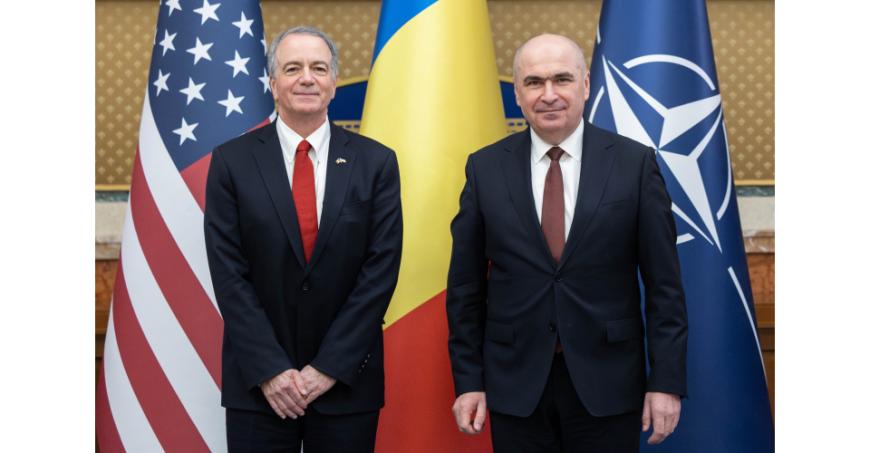 Ilie Bolojan și Darryl Nirenberg Foto: Guvernul României