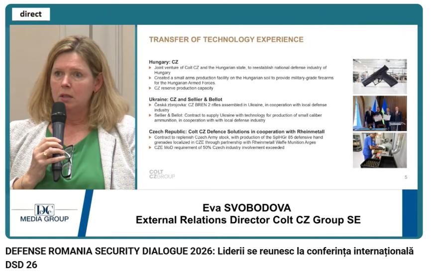 Eva Svobodova – Director Relații Externe și Purtător de Cuvânt, Colt CZ Group SE