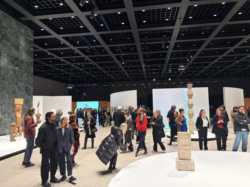 Vernisajul expoziției Constantin Brâncuși