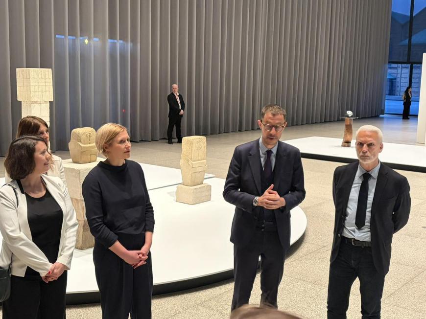 Vernisajul expoziției Constantin Brâncuși