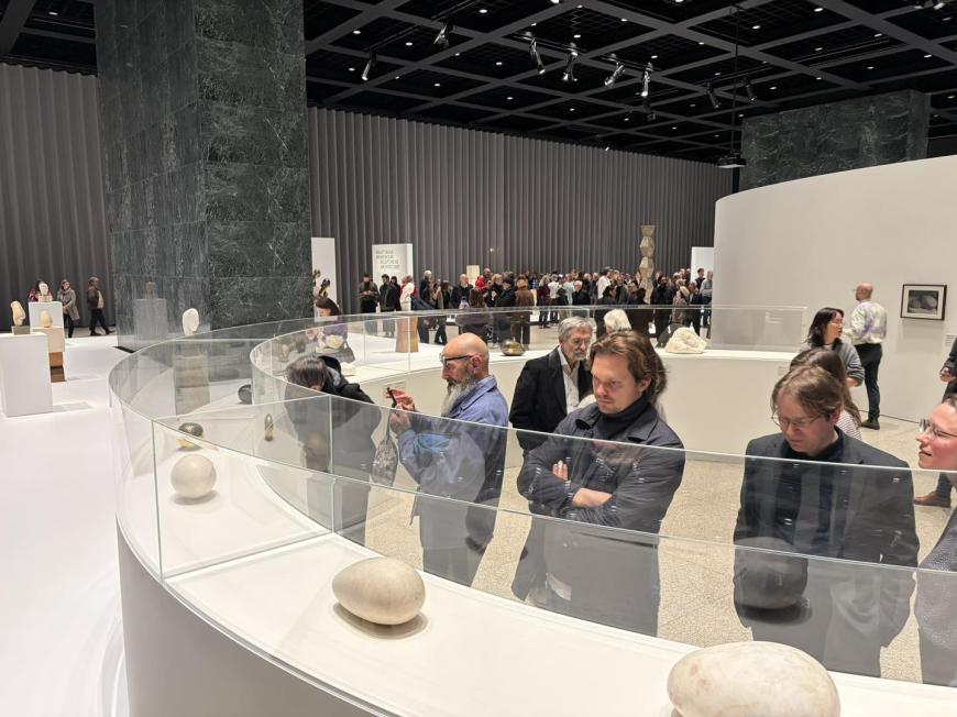 Vernisajul expoziției Constantin Brâncuși