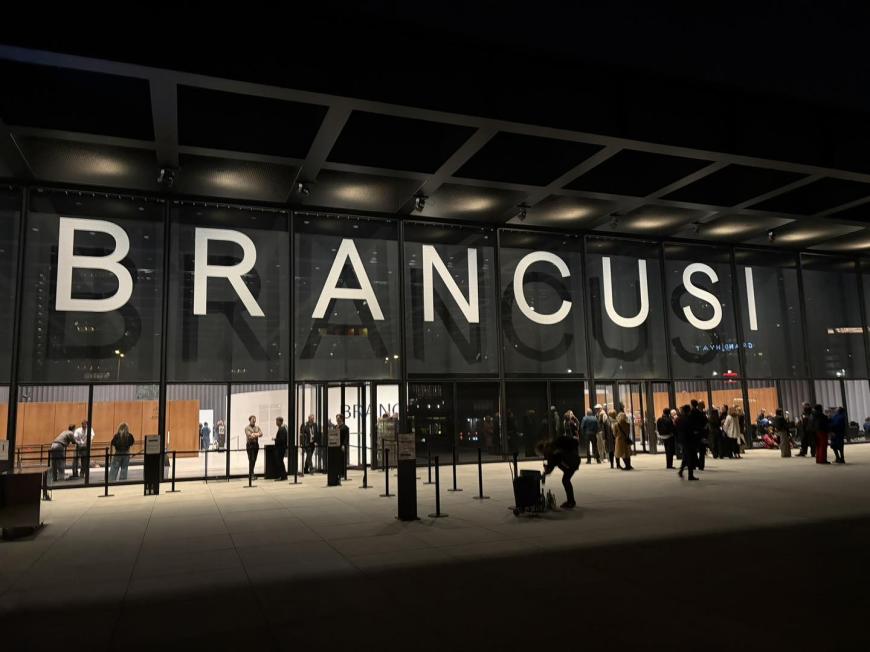 Vernisajul expoziției Constantin Brâncuși