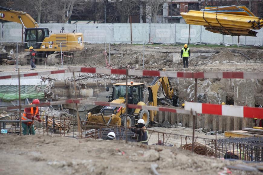 Lucrările la Planșeul Unirii au ajuns la 50%