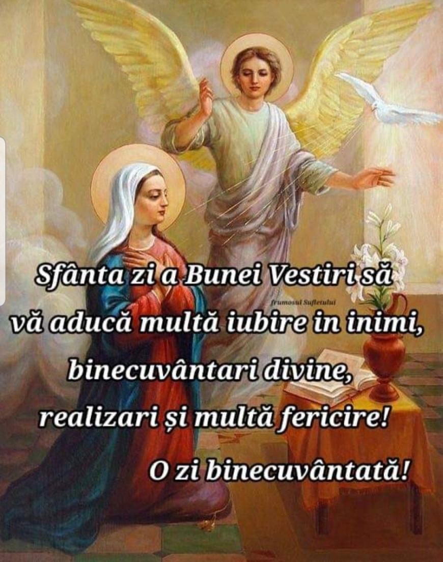 Mesaje de Buna Vestire. Ce se urează pe 25 martie - Imagine realizata cu AI