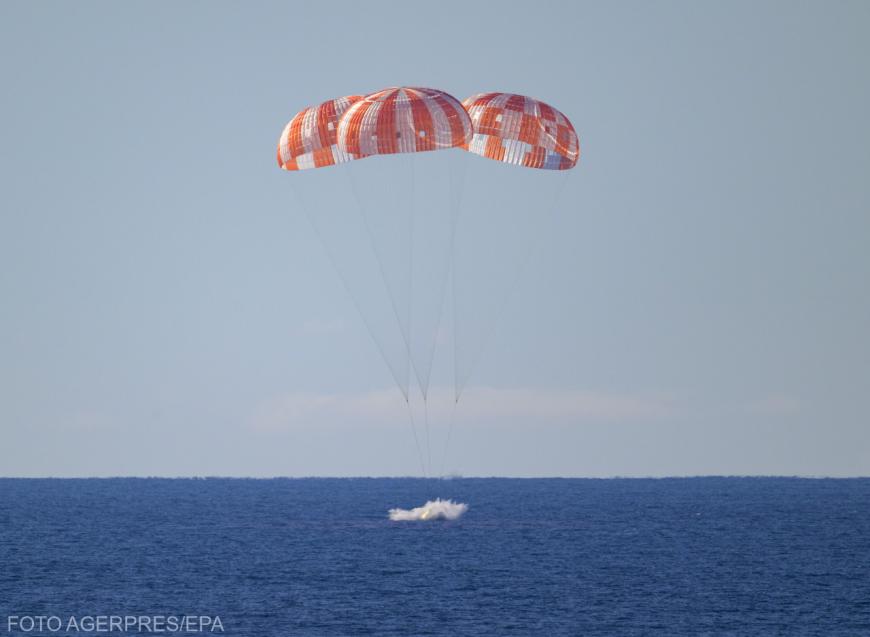 Misiunea istorică Artemis 2, în jurul Lunii, s-a încheiat cu succes. Astronauţii au revenit pe Pământ