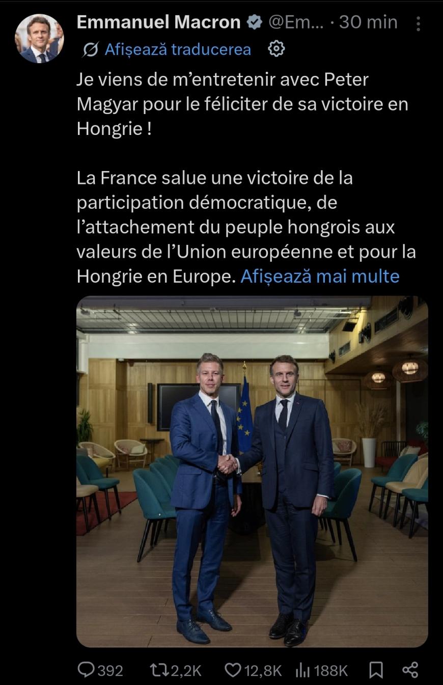 Rezultate alegeri Ungaria. Primele reacţii internaţionale