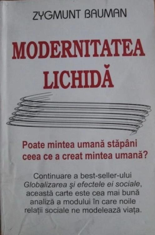 Modernitatea lichidă, cartea săptămânii la De Ce Citim/ VIDEO 