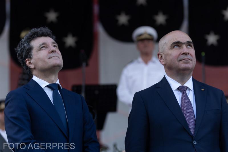 Imagine cu președintele Nicusor Dan si premierul Ilie Bolojan - Foto: Agerpres
