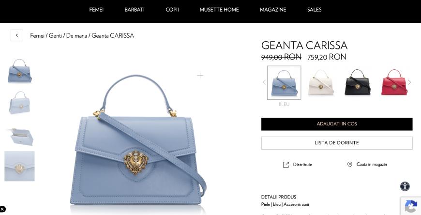 geantă Musette