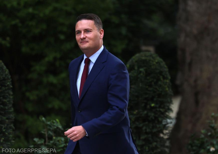 Ministrul britanic demisionar al Sănătăţii, Wes Streeting. Sursa foto: Agerpres