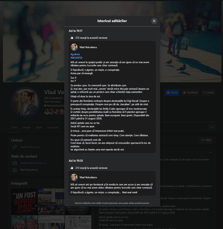 Vlad Voiculescu a scris 