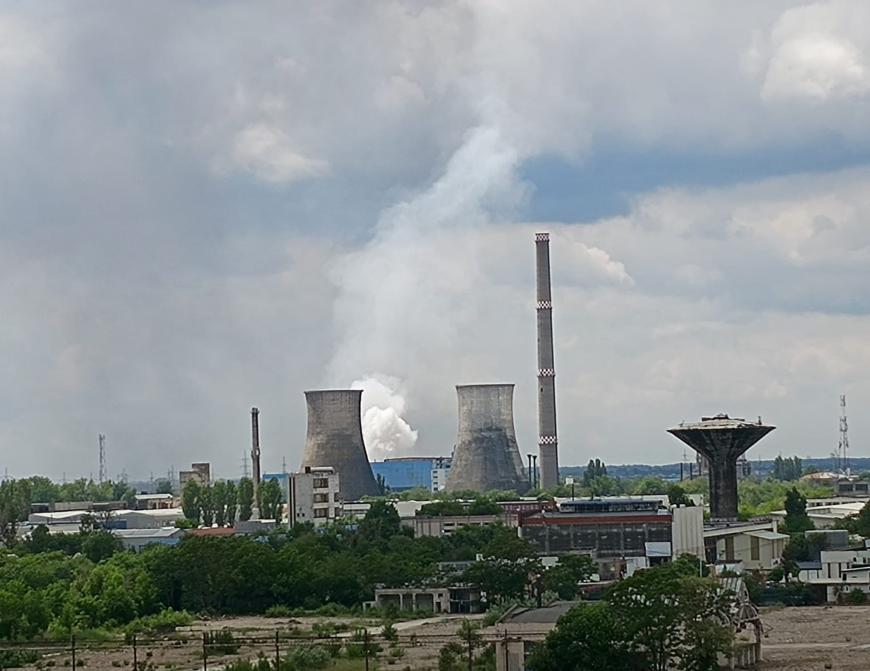 Nou incendiu la CET Vest. Avertizare RO-ALERT