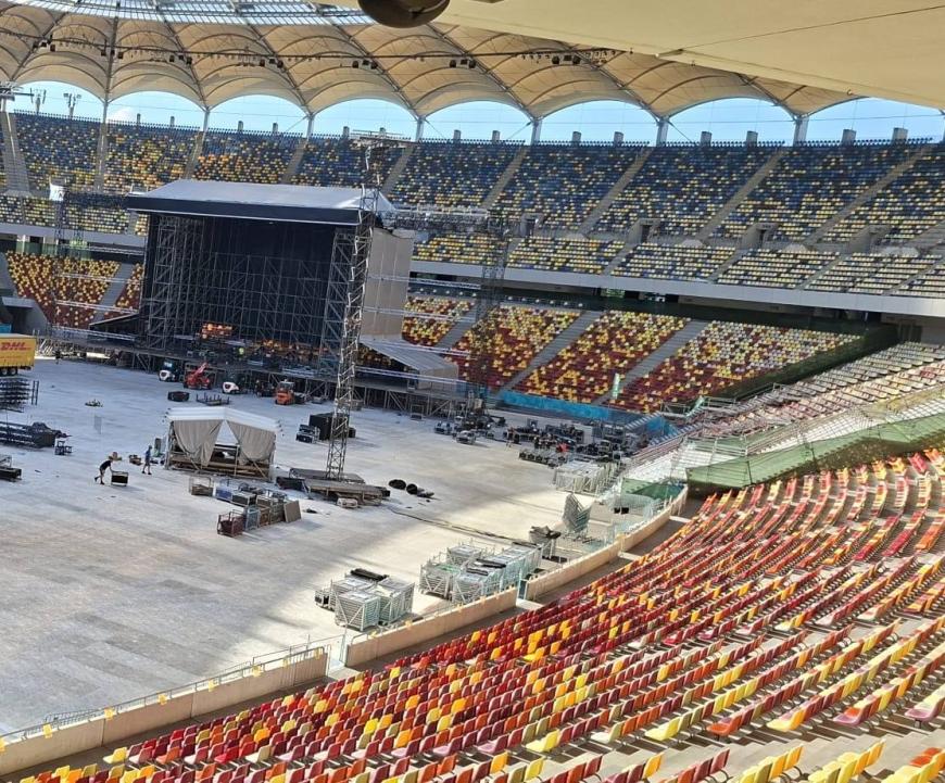 Cum arată Arena Naţională după concertul lui Max Korzh