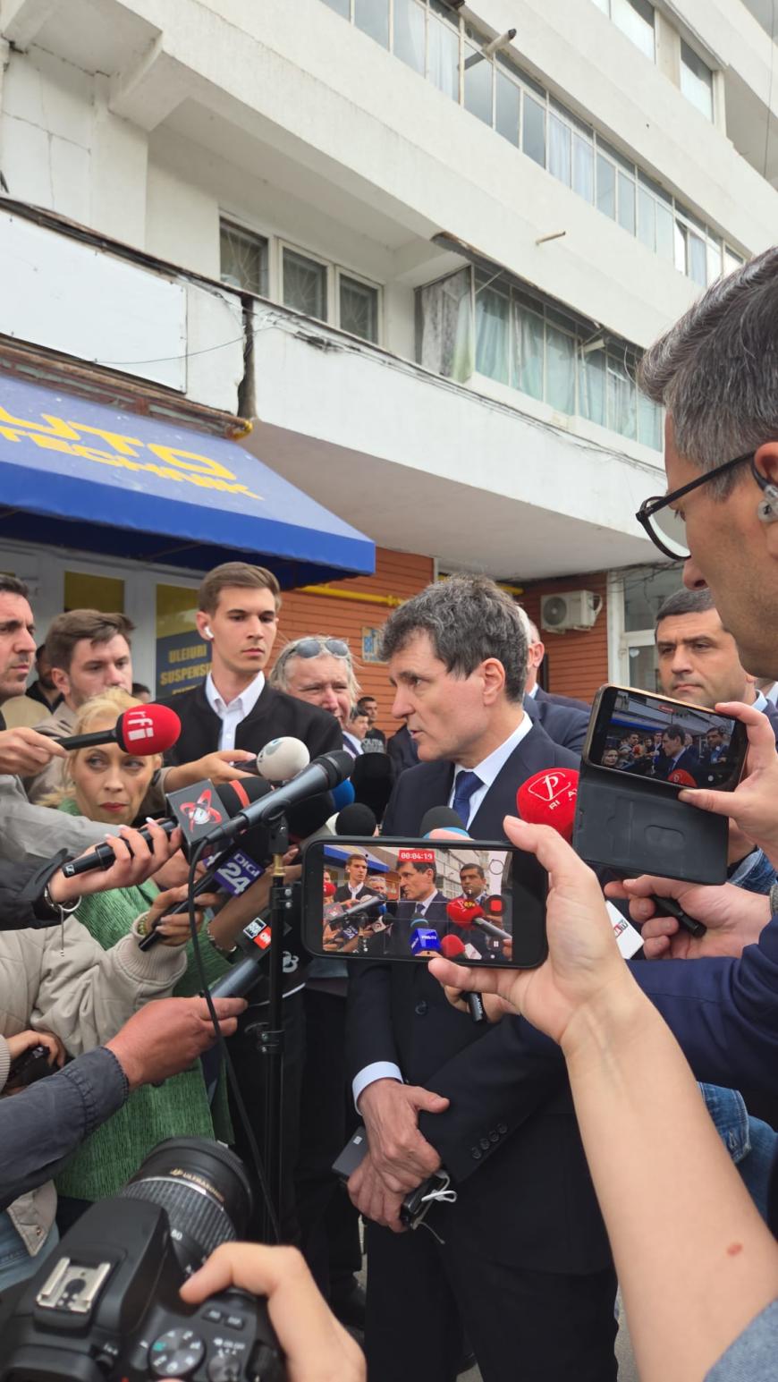 Nicușor Dan, la Galați/Iulia Horovei, DCNews foto