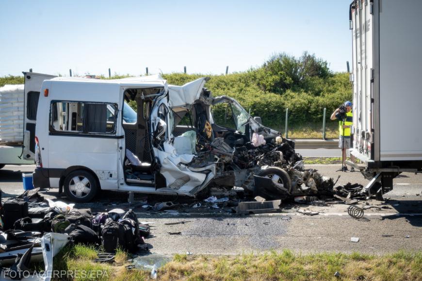 Accident grav în Ungaria. Sursa foto: Agerpres