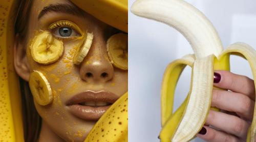 De ce să ți pui coajă de banană pe față timp de 7 zile