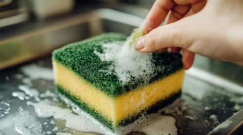 Cât de des ar trebui înlocuit buretele de vase