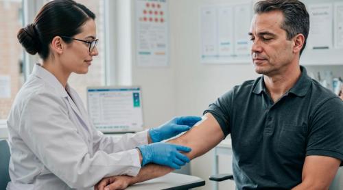 Patru teste de sânge esențiale pentru persoanele peste 40 de ani