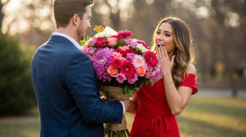 Semnificația ascunsă a buchetelor uriașe de flori. Răspunsul e șocant