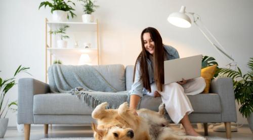 Ce se întâmplă cu aerul din casă atunci când îți mângâi câinele?