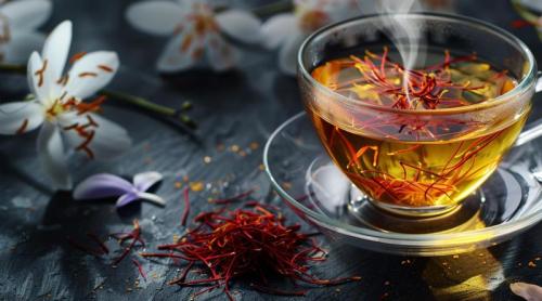 Ceaiul de șofran: 5 beneficii uimitoare. De ce e atât de scump