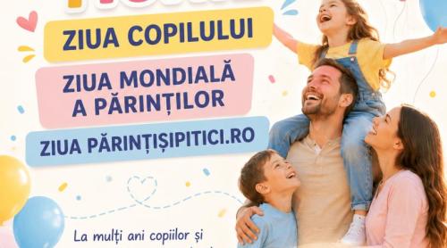 La mulți ani, părinți! La mulți ani, copii! La mulți ani, PărințișiPitici.ro!