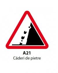 atentie caderi de pietre cinism in codul rutier cu cel mai inutil semn de circulatie posibil