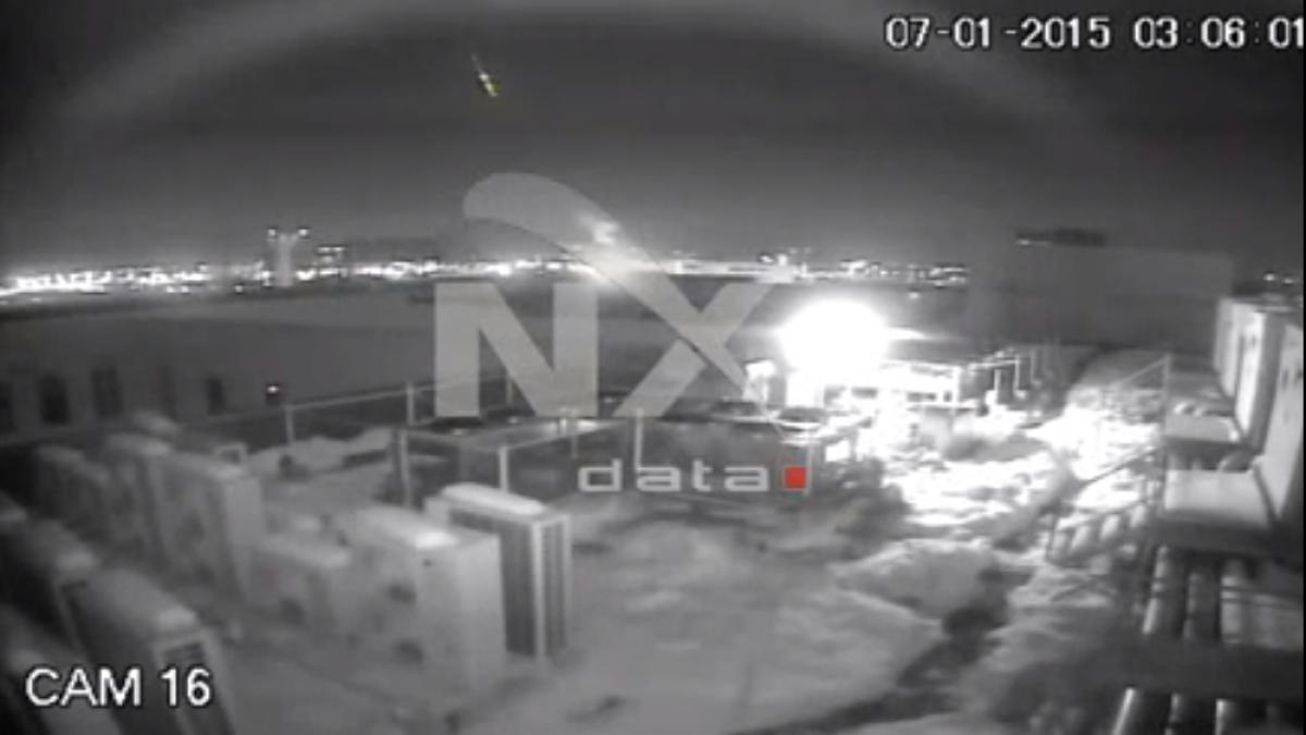 primele imagini care arata clar meteoritul ce a luminat romania video