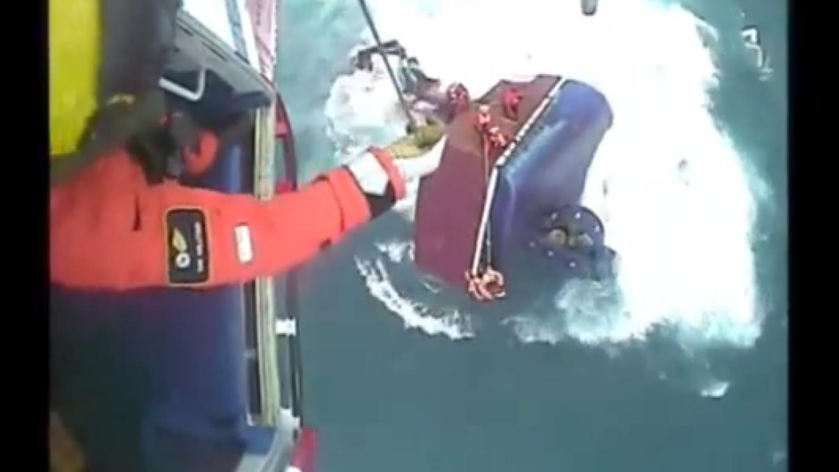 salvarea unui roman de pe o nava e uata video impresionant