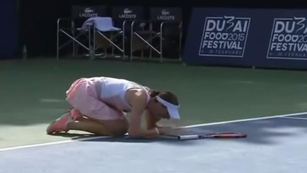 turneul de la dubai andrea petkovic reac ie nervoasa in meciul cu zarina diyas