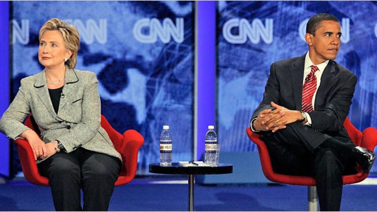 obama glume te pe seama lui hillary clinton