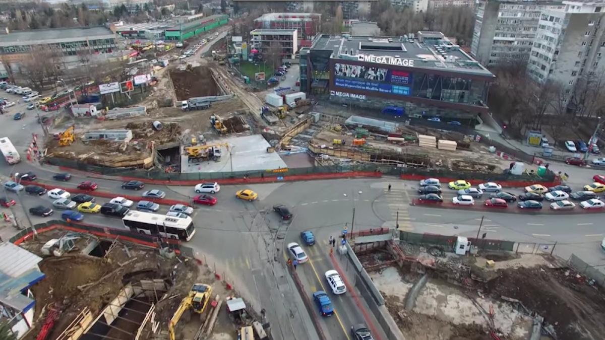 imagini noi cu lucrarile la pasajul subteran de la pia a sudului video