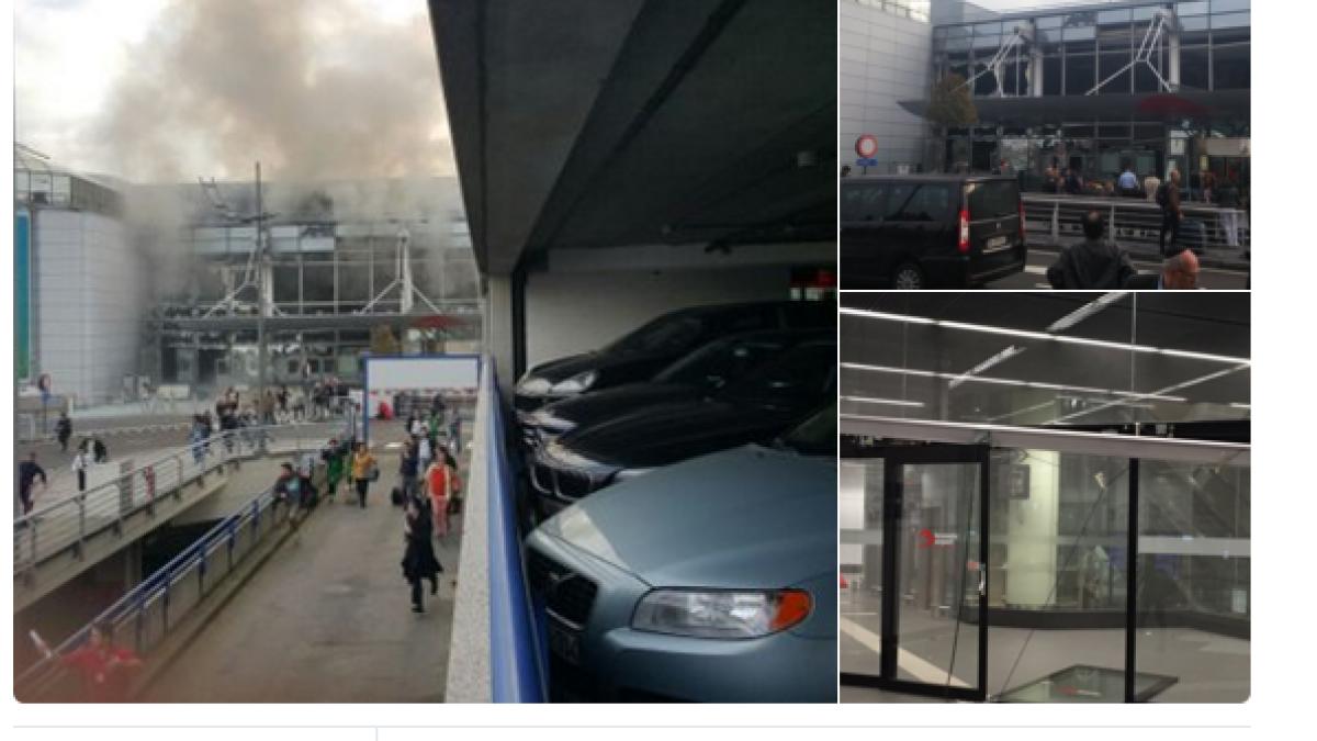 explozii pe aeroportul din bruxelles alerta maxima