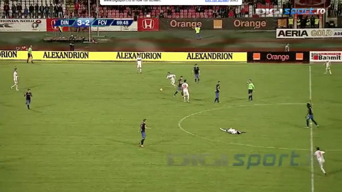 patrick ekeng luat cu ambulan a de pe teren a le inat in timpul meciului dinamo viitorul